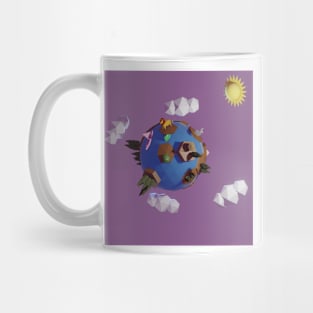 Blue world purple sky Mug